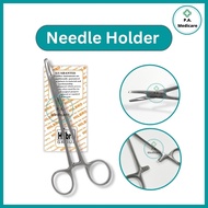 Hilbro Mayo Hegar Needle Holder คีมสำหรับจับเข็มเย็บแผล ขนาด 14,16,18, 20 cm. ยี่ห้อ Hilbro เกรดทางก