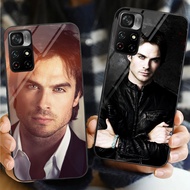 The Vampire Diaries Damon Salvatore Ian Somerhalder Glass Phone Case For Xiaomi POCO F3 F4 F5 M3 M4 