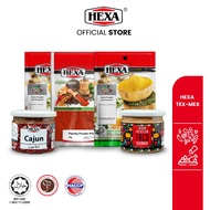 HEXA Cajun Spice 85gm botol   Garlic Powder 40gm  Onion Powder 40gm   Paprika Powder 30gm  Mexican T
