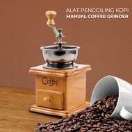 KV1 One Two Cups Manual Coffee Grinder Wood - 16290