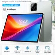 Tablet Android 15 Octa-Core 2.0GHz, 4GB+64GB/128GB, 1280*800 HD Touch Screen, Dual Camera, 6000mAh B