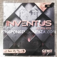 GEWO Inventorus XT Pro 47.5 - Rubber Pingpong Table Tennis Rubber Inventorus 47.5 Bat Bet - Black Ma
