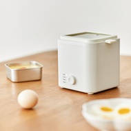 Olayks หม้อไอน้ำไข่สแตนเลสแบบพกพาเรือกลไฟไข่มินิเครื่องใช้ในครัวอัตโนมัติเครื่องนึ่งไข่ขนาดเล็ก