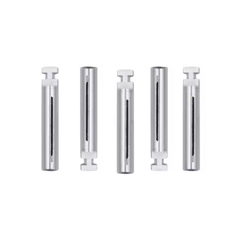 5Pcs Dental Handpiece Adapter FG to RA Burs Converter High Speed to Low Speed 1.6mm to 2.35mm For De