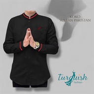 Baju Koko Pria Lengan Panjang SULTAN PAKISTAN  Jumbo Big Size Oversised M-3XL