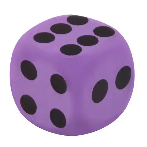 38mm Giant EVA Foam Dice Large Six Sides Dice Kids Educational Counting Toys Children Party Game Dic