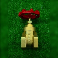 WINNY ประตูน้ำทองเหลือง รุ่น  1/2" (4หุล) (เกลียวใน/เกลียวใน) มือหมุน ทองเหลือง วาล์ว ball valve ประปา ระบบน้ำ มือ มีความทนทานต่อสนิม จัดส่ง KERRY