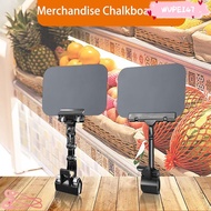 WUPEI47AD Food Price Label, A4 A5 A6 Erasable Chalkboard Price Tag, Portable Waterproof Advertising 