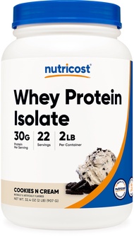 Whey Protein Isolate (Cookies N Cream, 2 Pounds)