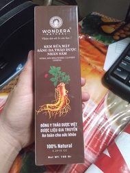 [HCM]Kem Rửa Mặt Sáng Da Thảo Dược Wondera 150g