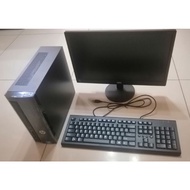 desktop PC brand Hewlett Packard HP Slimline & monitor set