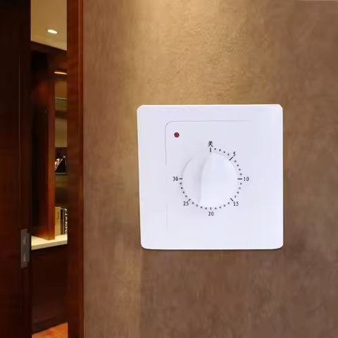 220V Digital Timer Control Switch Plastic Mechanical Timer Swtich 30 Minutes,High Power Timing Contr