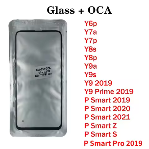 For Huawei Y6p Y7a Y7p Y8s Y8p Y9a Y9s Y9 Prime P Smart Pro 2019 2020 2021 Z S Touch Screen Front Ou