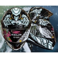ZEUS HELMET ZS-826 WOLF DESIGN (FREE MERCHANDISE)