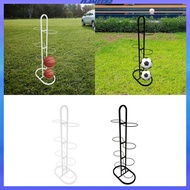 [Flameer2] Basketball Stand 8 Tier Basketball Display Rack Organizer Vertical Ball Storage Holder Do