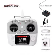 RadioLink T12D ELRS 12CH Transmitter R12F Receiver 800m Long Range Low Latency FPV Drone RC Car Boat