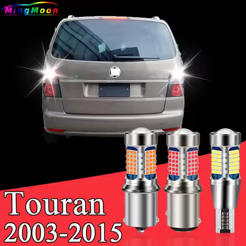 2pcs LED Reverse Light Backup Bulb Accessories For VW Volkswagen Touran 1T1 1T2 1T3 2003-2015 2008 2