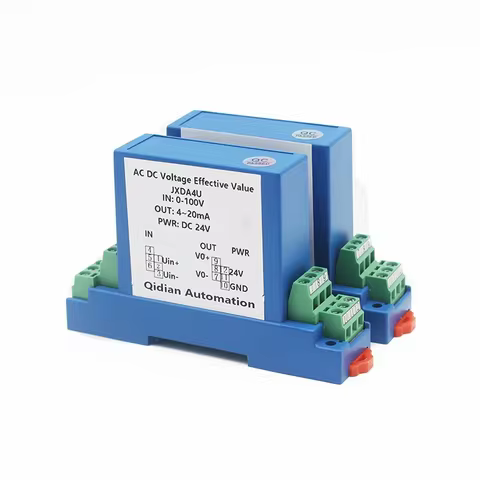 JXK-21U AC Voltage Transmitter Voltage Sensor Input 75mV 1000V AC Voltage Transducer