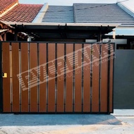Lisplang / Lisplank / PVC Plank ( Warna Abu TUA 200 x 8 x 4000 mm )