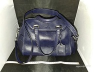 Coach 手袋 有斜孭帶 深紫色 真品 極小用 購自日本  淑女 款 OL 款 下闊上窄