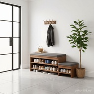 Household Shoe Rack Stool Sofa Style Soft Entrance Can Sit Doorway Shoe Cabinet Low Stool Storage St
