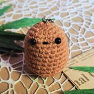POTATO CROCHET KEYCHAIN POTATO CROCHET KEYCHAIN