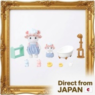 EPOCH Sylvanian Families Adorable Bath Time Set Fun Relaxing Bathroom Pretend Play Doll & Furniture 