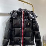 ZIEB MON***R Classic[Three-Color Ribbon down Jacket]Men's and Women's Same Style down Jacket Men's