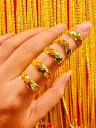 แหวนทองคำแท้ น้ำหนัก 1 กรัม ลายอลิส ทองคำแท้ 96.5 % พร้อมใบรับประกัน