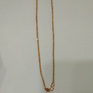 4 gram light gold nori necklace