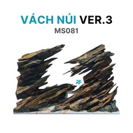 Mountain Wall ver.3 mini aquarium Layout size 30x20x20cm (Ms081)