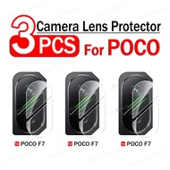 3PCS For POCO F7 X7 Pro HD Back Camera Lens Protectors For POCO F7 Ultra M6 M7 X6 Pro Soft Phone Len