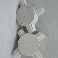 Dexta Kresdus Tdus T Dus Dos Cabang 4 Pipa Listrik 20mm Putih Clipsal
