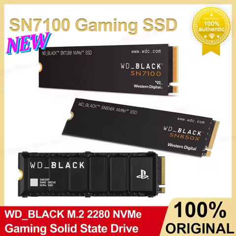 WD_BLACK M.2 2280 NVMe SSD SN7100 SN850X SN850P Gaming Solid State Drive PCIe Gen 4.0 High speed Dri