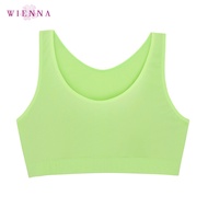 Wienna Clearance Sale DB35103 ชุดชั้นใน เวียนนา Fruity Bra เสื้อชั้นใน หอมกลิ่นผลไม้ ไร้ตะขอ สวมหัว ไร้โครง ไซซ์ MLE (ABCDE 30-38) สีส้ม  เขียว  ม่วง  เหลือง