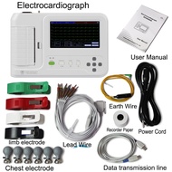 ECG Monitor CONTEC 7" Touch Screen ECG600G EKG Machine Electrocardiograph 6 Channel 12 lead