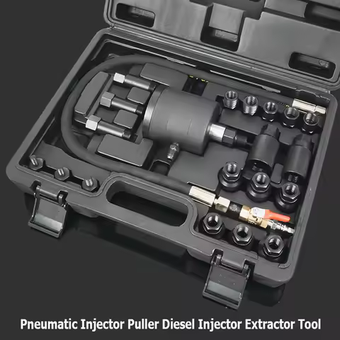 21pcs Pneumatic Injector Puller Diesel Injector Extractor Disassembly Tool Diesel Injector Puller Ki