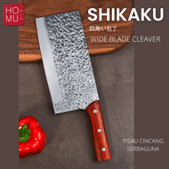 HOMU SHIKAKU Pisau Golok Cacah Daging Cincang Sayur Corak Pukulan Martil Vegetable Hammer Hardened C