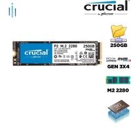 Crucial P2 250GB NVMe 3D-NAND M.2 2280 PCIe Gen3 x4 CT250P2SSD8 SSD