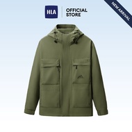 HLA Workwear Style Casual Hooded Jacket with Jacket Men - RWJAD3Y163AG4