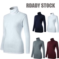 Inner Baju Turtle Neck | High Neck Shirt | Iner Lengan Panjang | CLEARANCE