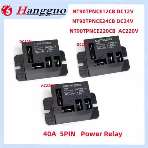 1PCS/LOT NT90TPNCE220CB NT90TPNCE12CB NT90TPNCE24CB 40A 12V 24V 220V Air conditioning compressor rel