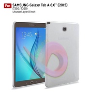 CrystalCase Tablet Samsung Galaxy Tab A 8.0" (2015) T350 T355 | Softcase Ultrathin HD Air Fusion Case - Bening