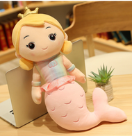 全城熱賣 - 攬枕 美人魚抱枕【粉色尾巴】【高度110cm】