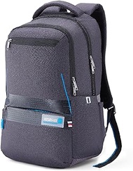 American Tourister SHAW Unisex Laptop Backpack - Charcoal, Unisex, 17'' Laptop Compatible with Multi-Level Organizer and External Bottle Pocket, Charcoal, M, laptop bags