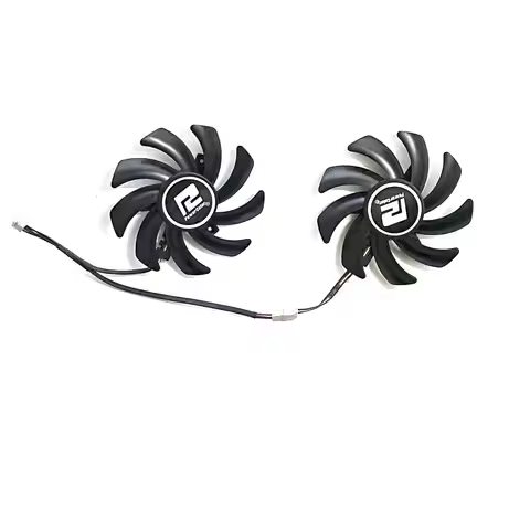 For POWERCOLOR Radeon RX7600 8GB Fighter Competitive version Graphics Card Replacement Fan