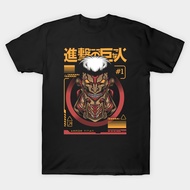 T shirt anime manga attack on titan artwork