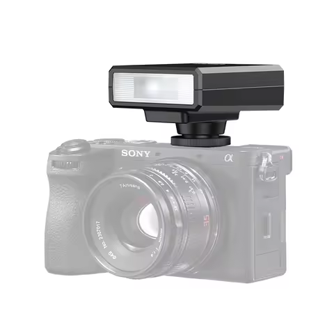 Ulanzi F12 Mini Camera Flash Speedlite GN12 LCD Standard Hot Shoe Mount for Sony Canon Nikon Panason
