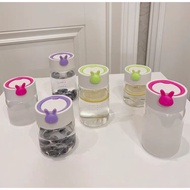 Rabbit ear glass water bottle BN15a graduated bottle 280ml