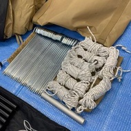 DOD 魚糕帳篷 3M + 桿套裝 T5-689-TN + XP-01K 套裝家庭隧道式 2 室庇護所戶外露營 mc01061120